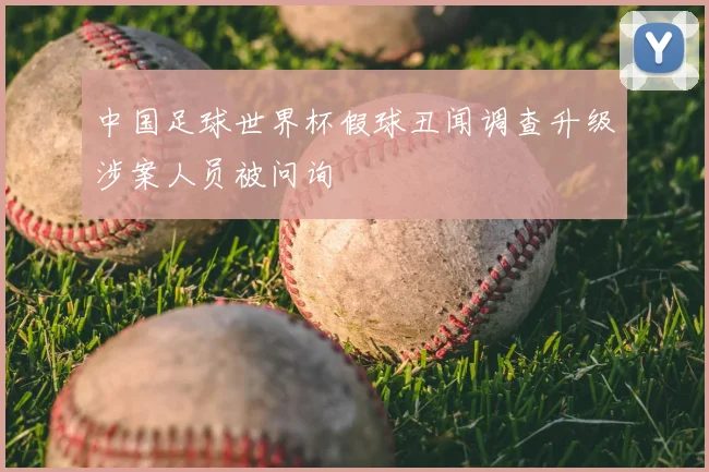 中国足球世界杯假球丑闻调查升级涉案人员被问询